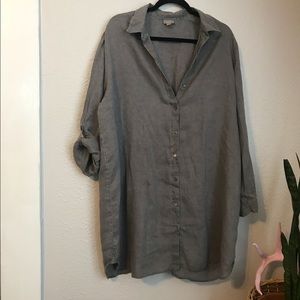 J. Jill 100% linen tunic dress